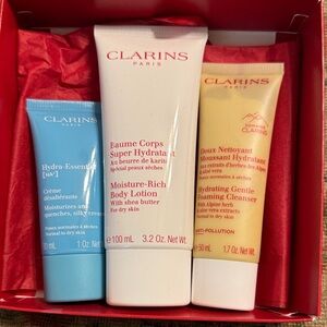 Clarins Hydration set. New, never used.